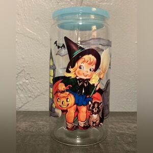 Hand Crafted Halloween Nostalgic graphic Tumbler